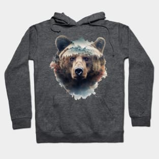 Double Exposure Grizzly Hoodie